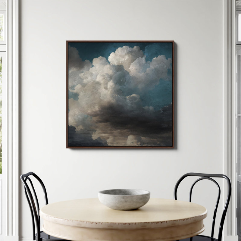 «Sky View» par Dan Hobday, reproduction d'art, Toile encadrée noyer flottant, Non, H 36 po x l 36 po