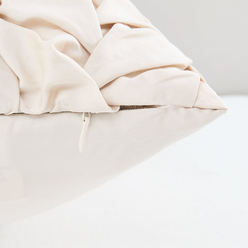 Housse de coussin en coton Chanterelle, crème