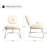 Striking Armless Accent Chair-1360967147