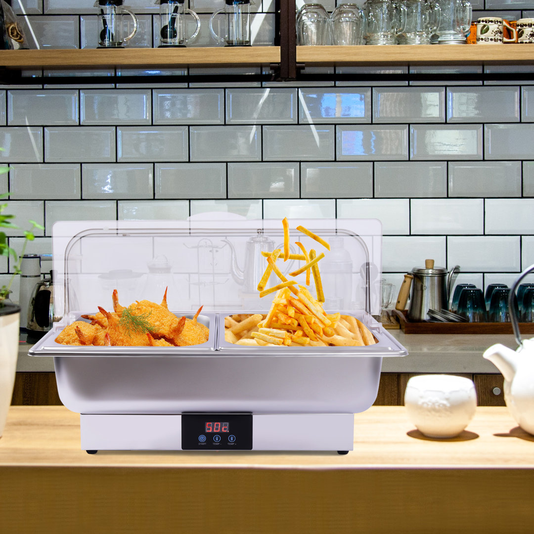 2-Tray 12QT Electric Chafing Dish The Party Aisle™