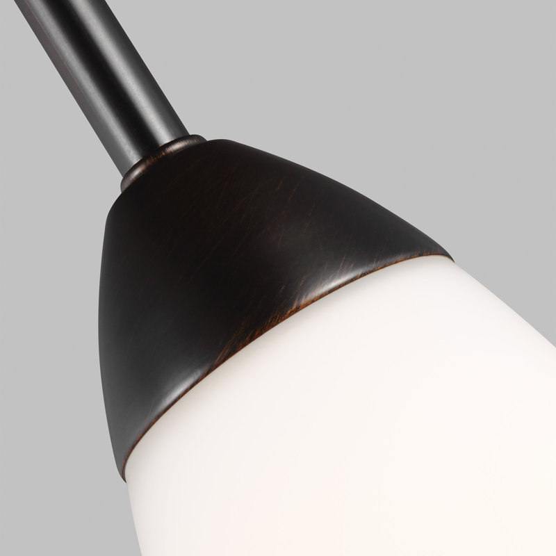 Seville One Light Mini-Pendant from Generation Lighting , No, Burnt Sienna