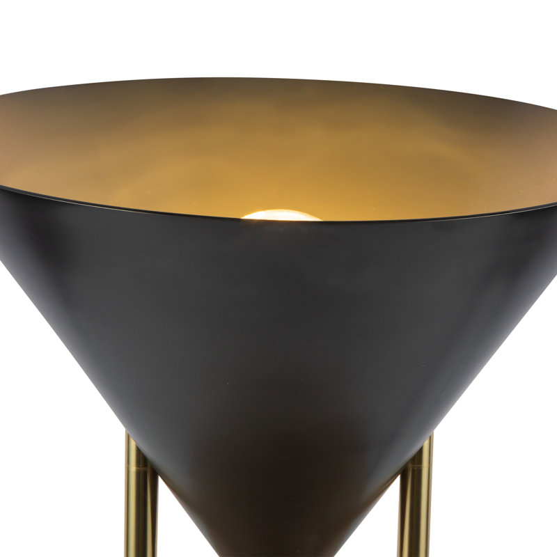 Versus 15-in Brass Table Lamp, Urban Bronze