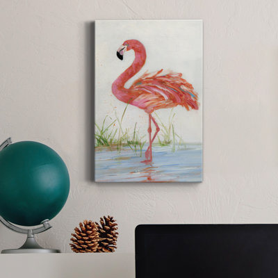 Flamingo II - Wrapped Canvas Print