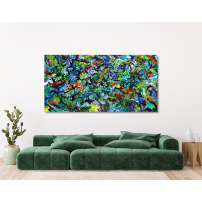 Celebration II - Artist Enhanced Canvas Print
