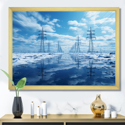 Power Lines Electric Horizons I - Power Lines Wall Decor