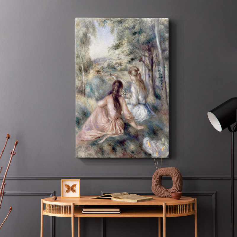 Dans la prairie - galerie Cavas, H 48 po x l 32 po