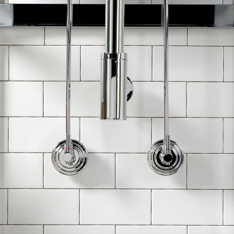 Kingston Brass Trimscape Traditional Plumbing Sink Trim Kit with P-Trap and Overflow Drain, Chrome