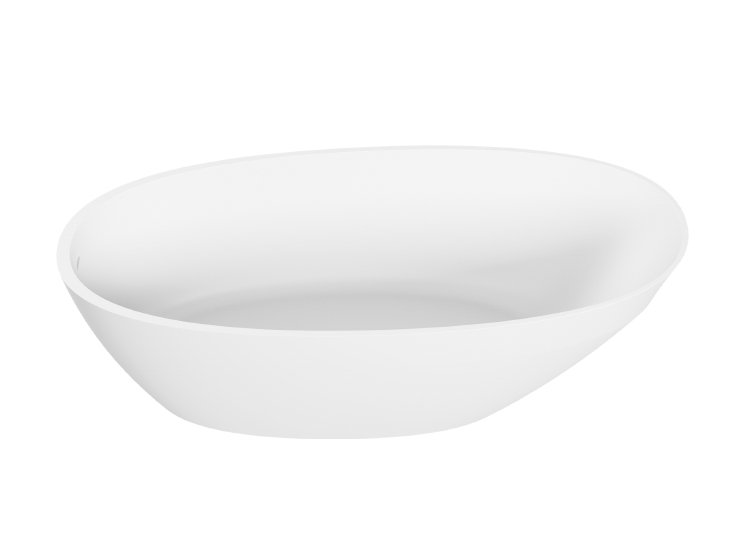 Acquabella Walker 1 Soaker Tub, Gloss White