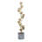 Copper Metal Indoor Outdoor Fountain with Cascading Cups