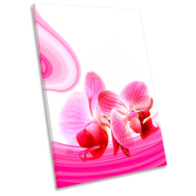 X0136 Blossom Valentine Flower Love - Wrapped Canvas Print