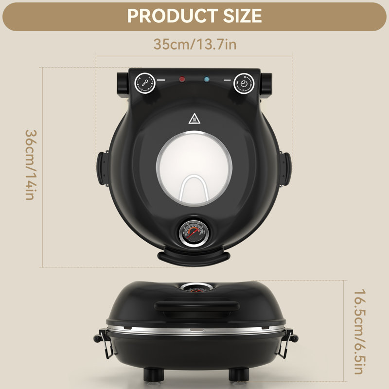 BRUCE SHARK LLC Countertop Electric Pizza Oven