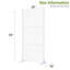 Ensemble de 2 écrans d'intimité en métal H 6 pi x l 3 pi-122879365-122879364