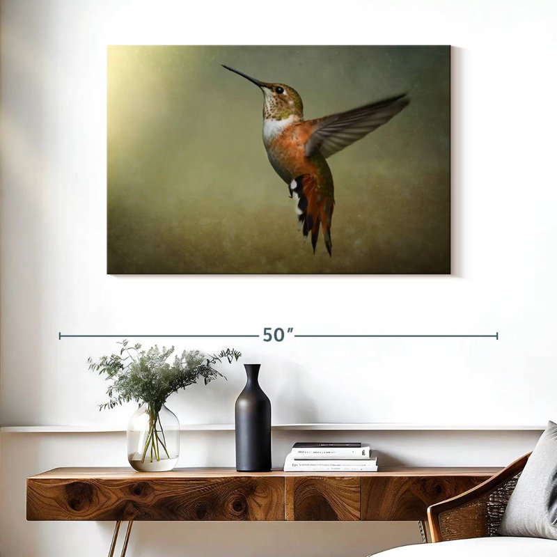 Colibri roux Brampt femelle, H 26 po x l 39 po
