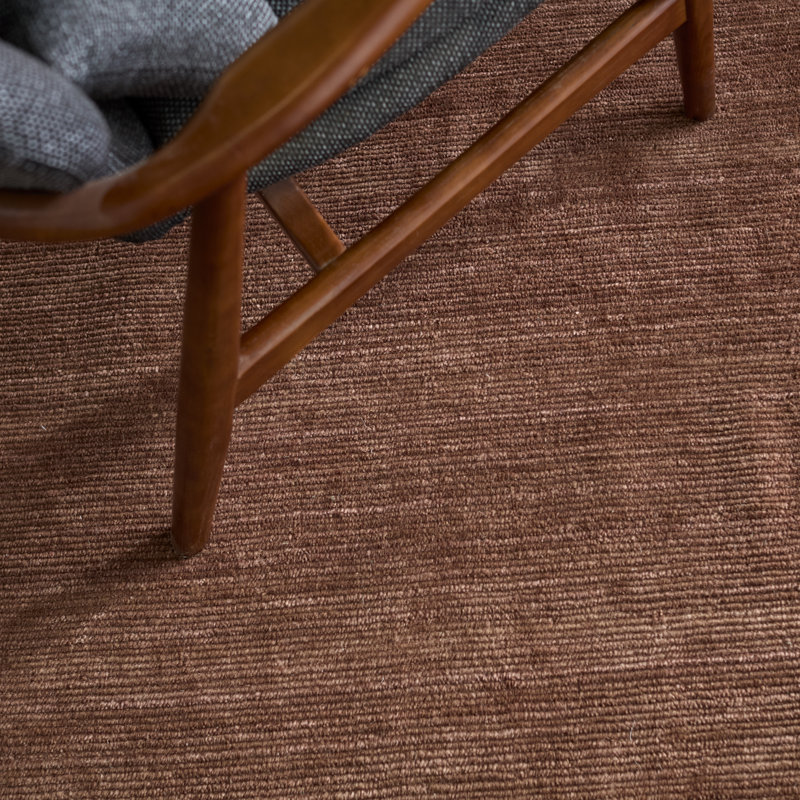 Nikolas Hand Woven Wool Area Rug, Ivory, Rectangle 108" x 144"