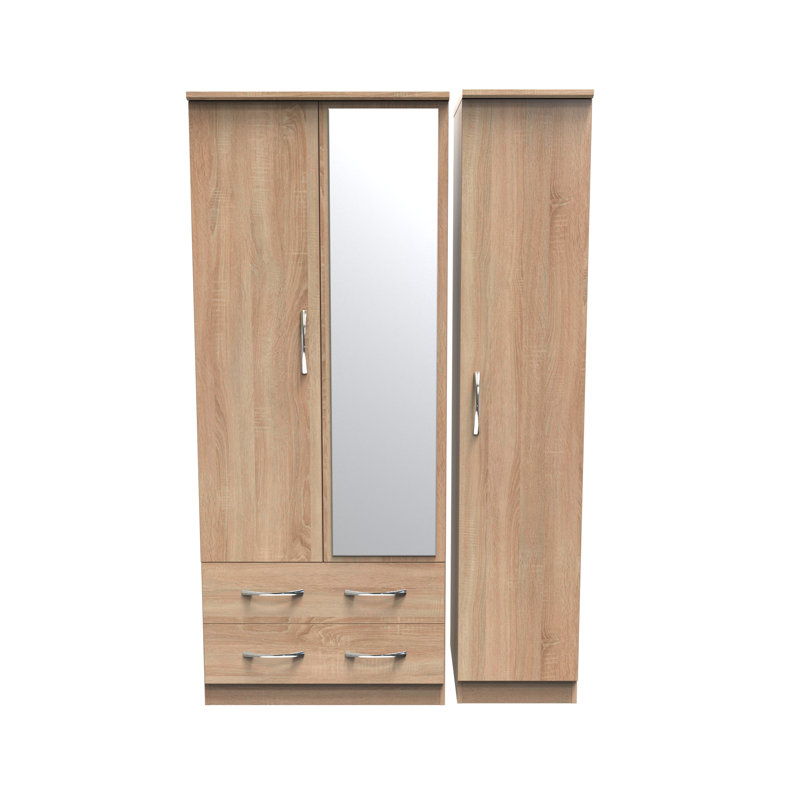 Dekyn Manufactured Wood Wardrobe, Bardolino Oak
