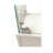 Double-Door Four-Layer Cabinet-Style Storage Cabinet,Display Cabinet,Wine Cabinet,File Cabinet,With Remote-Controlled Paipai Lights,Adjustable Feet, Can Be Placed In The Living Room,Color:White-106889261