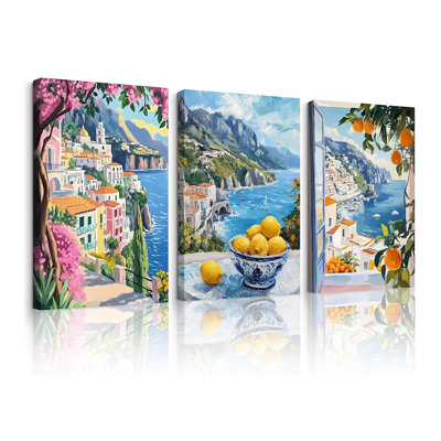 3 Piece Wrapped Canvas Print