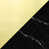 Brushed Gold/Black Marble