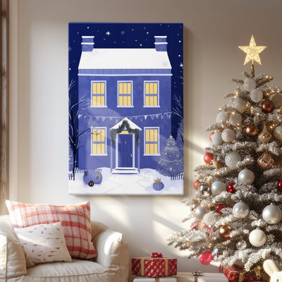 Cobalt Whisper-Premium Gallery Wrapped Canvas