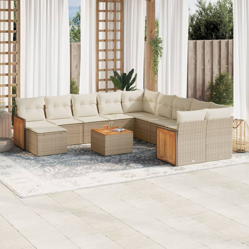 Ensemble de canapé de jardin Vidaxl
