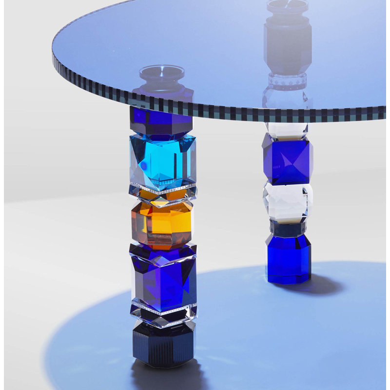 Detroit Glass End Table
