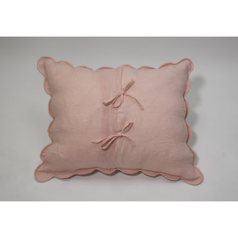 Baston Linen Sham, Standard, Pink