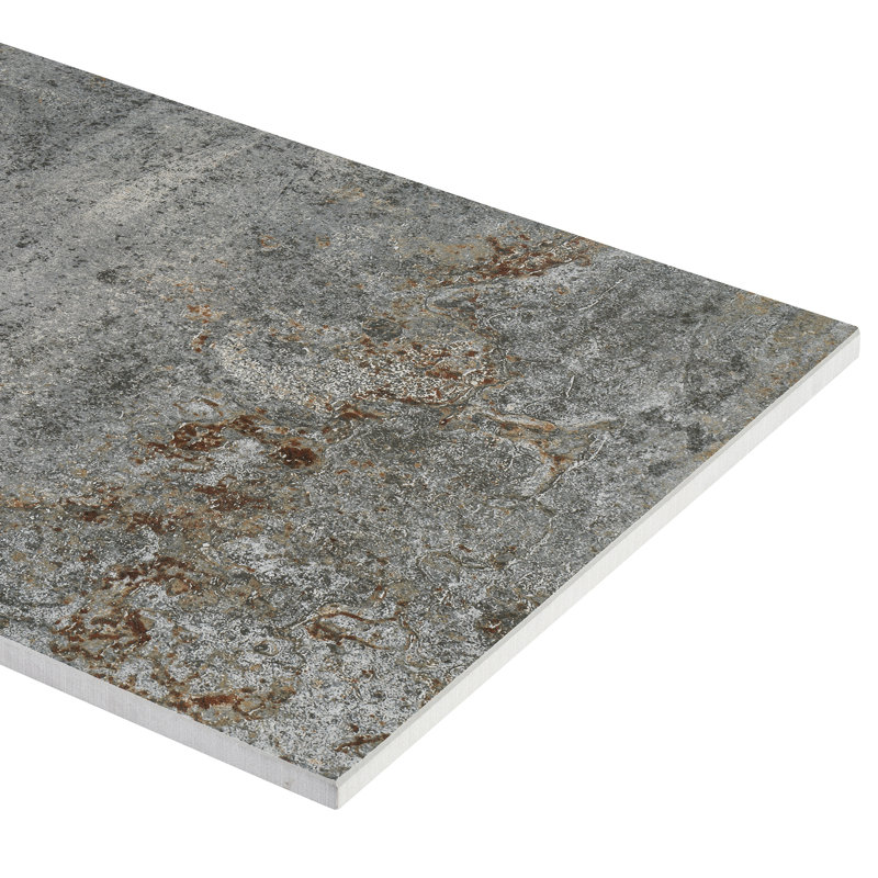 Common Core 12" x 24" Porcelain Metal Look Wall & Floor Tile, Pewter