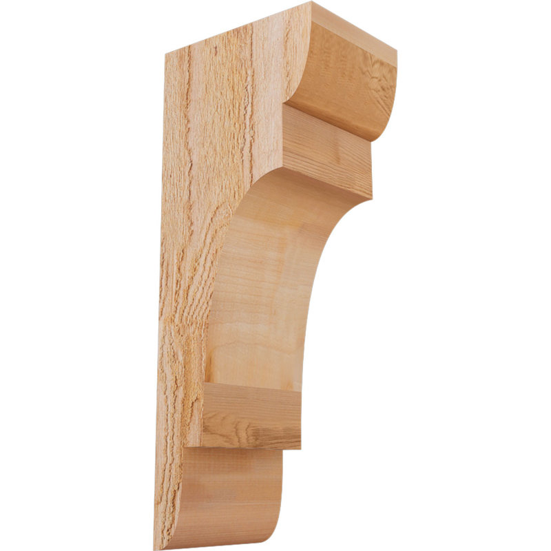 New Brighton Corbel, H 20 po x l 6 po x P 8 po, Cèdre rouge, Sciage brut