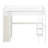 Metal Loft Bed Frame With Built-In Wardrobe, Desk And Storage Shelves-1181963420