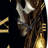 Golden Android Robot - Folk Religion Wall Clock-1533696439