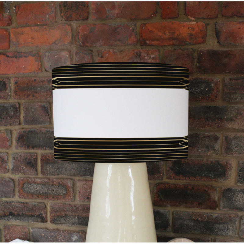 Cotton Drum Lamp Shade ( Uno ), 25cm H x 40cm W x 40cm D