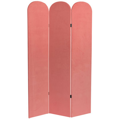 Cloison pliante en velours 3 panneaux Wayt