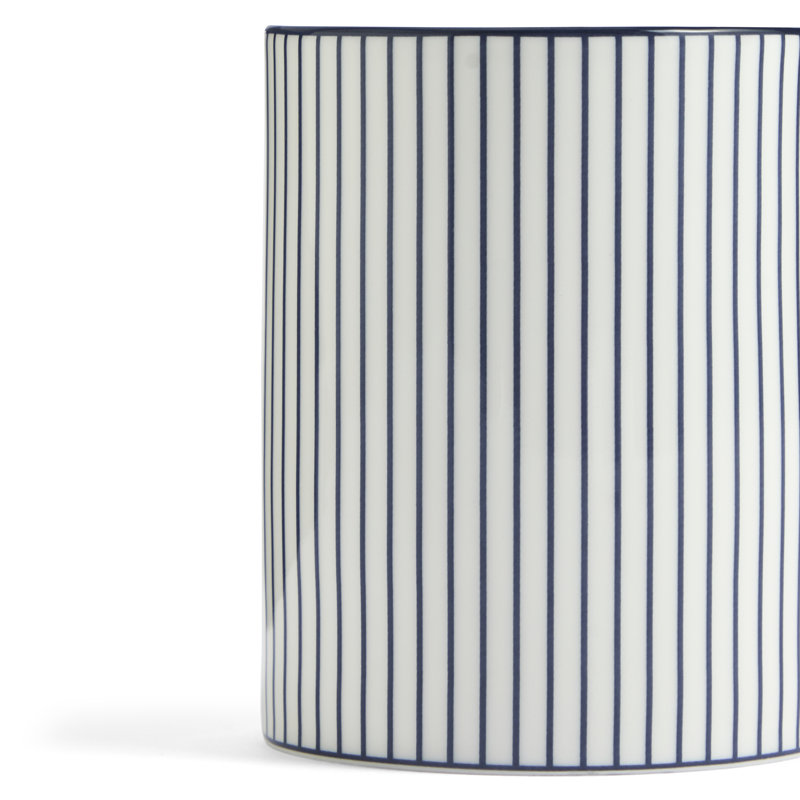 Wedgwood Gio Blue Mug 11.5floz Pinstripe, Blue/White