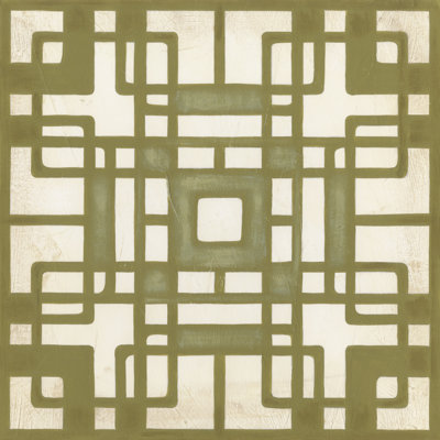 Deco Tile II - Wrapped Canvas Painting