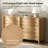 Elfine Sabise Farmhouse Modern 57''W 6-Drawer Curved Drawer Fronts Chest Solid Wood Flully Assembled Dresser