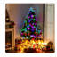 Durham 4FT Multicoloured Artificial Christmas Tree w/ Pre-Lit Modes Metal Stand