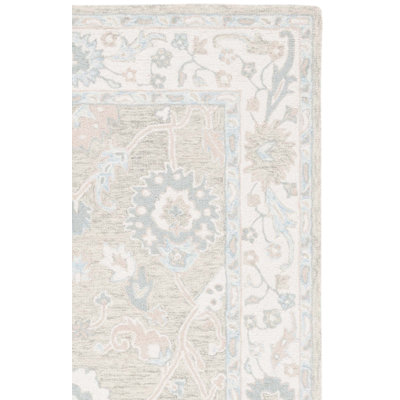 Ebony Hand Tufted Wool Pile Oriental Rug