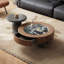 Table basse italienne ronde en marbre