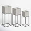 Metal Pot Planter - Set of 3