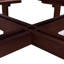 Table de pique-nique en bois massif Currier