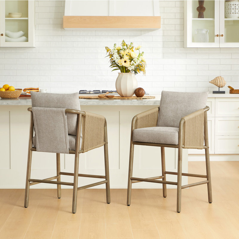 Tabouret de comptoir Modern, Kaki