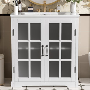 30'' Single Bathroom Vanity With Ceramic Top