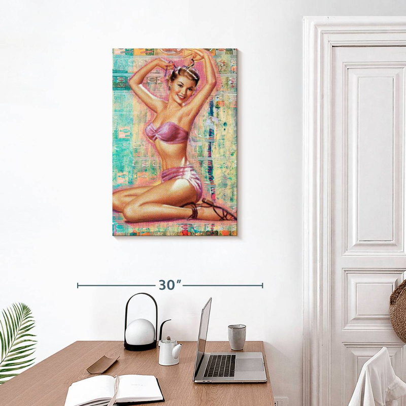 Shuttleworth Pin-Up I, 30" H x 20" W