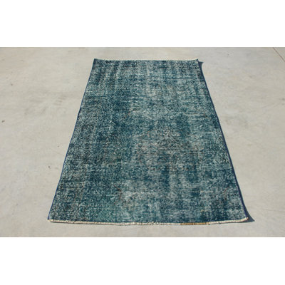 Tapis turc rétro tissé à la main, idéal pour agrémenter votre salon ou votre chambre à coucher