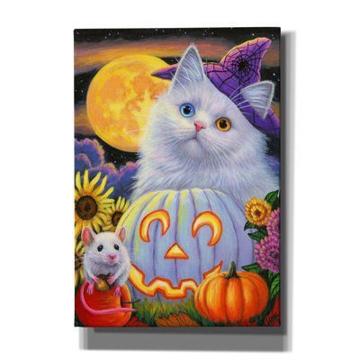 «Boo's Halloween» par Bridget Voth, reproduction d'art sur toile