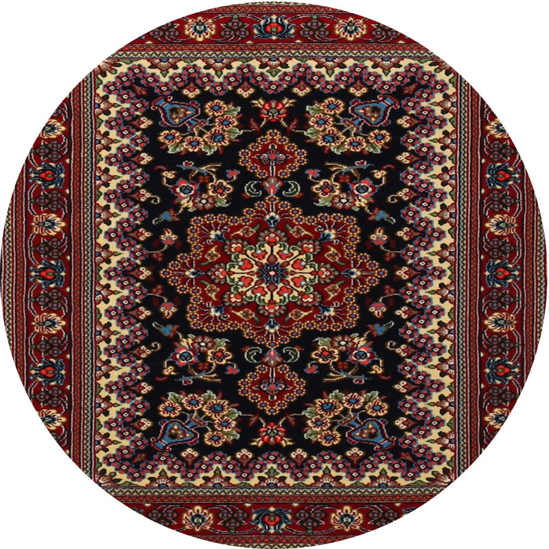 Oriental Indoor Rug, Round 5'