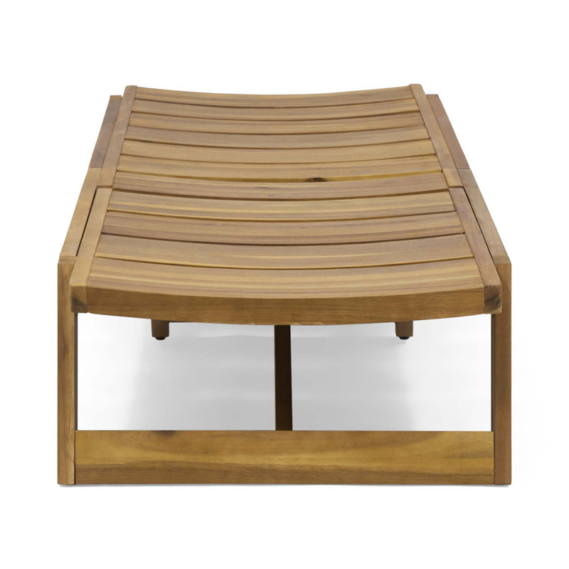 Maki Chaise Lounge, Teak
