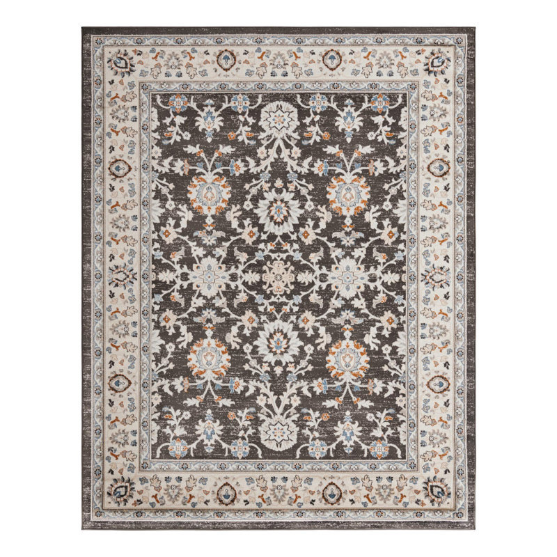 Arends Floral Indoor Rug, Rectangle 7'10" x 10'