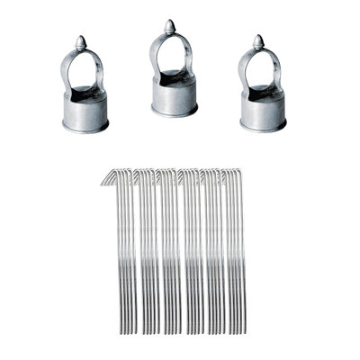 1-5/8 in. Line Post Kit Galvanized