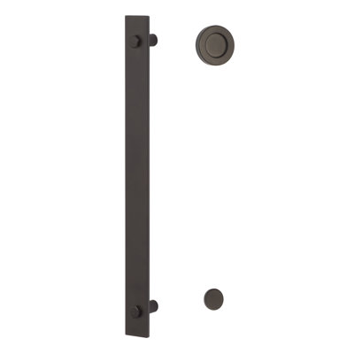 Poignée de porte de grange moderne avec poignée ronde